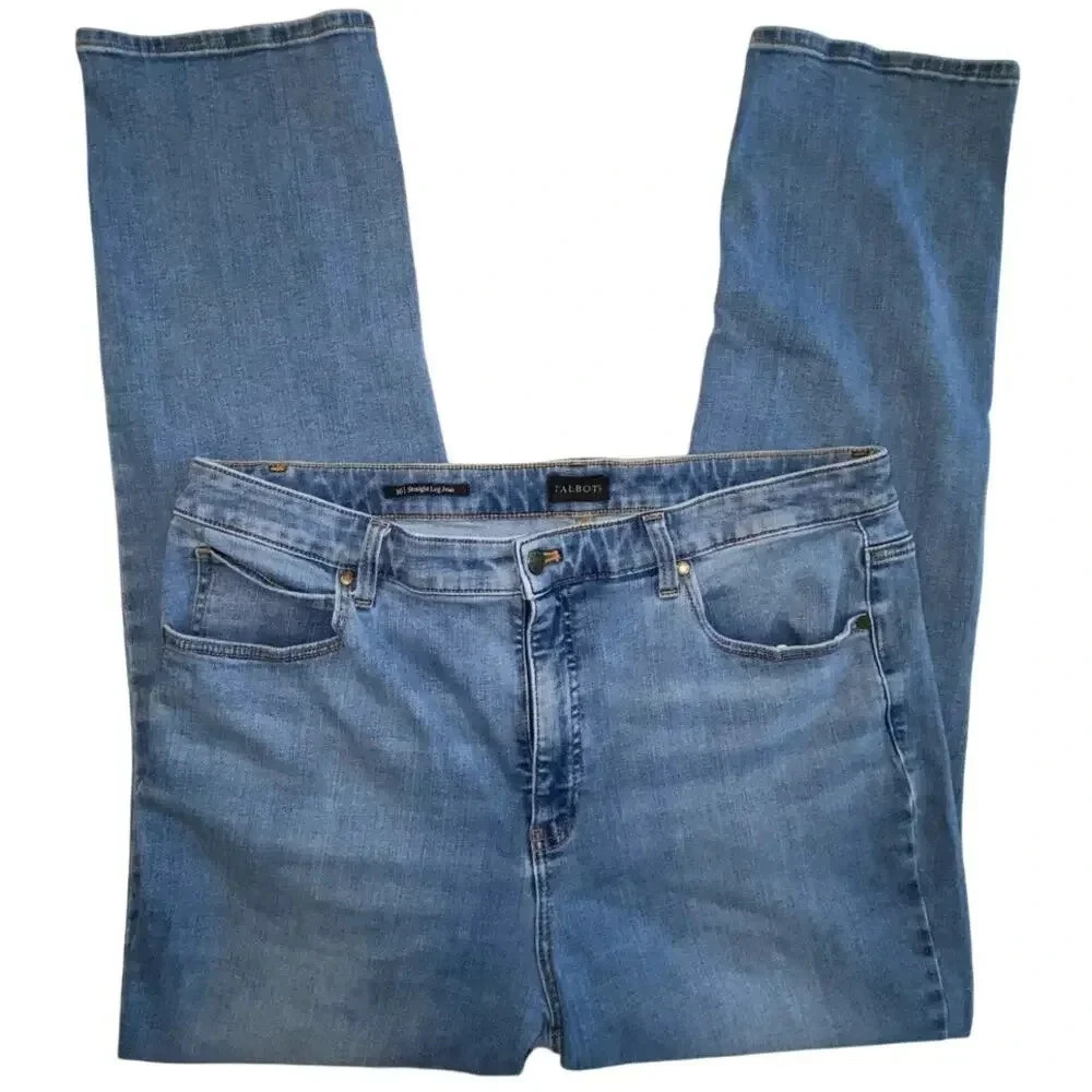 Talbots Womens Straight Leg Jean Size 16